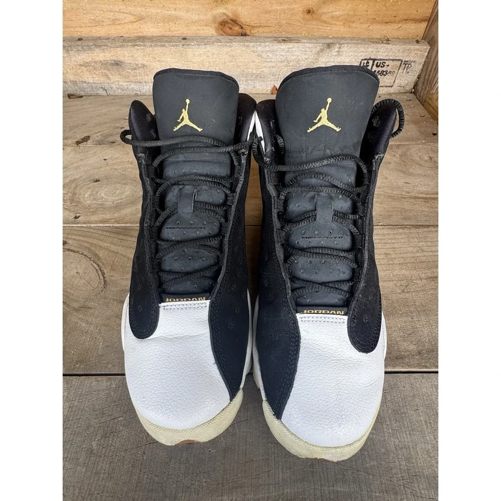 Size‎ 7Y - Jordan 13 Retro GG  Mid City of Flight Black White (439358-021)